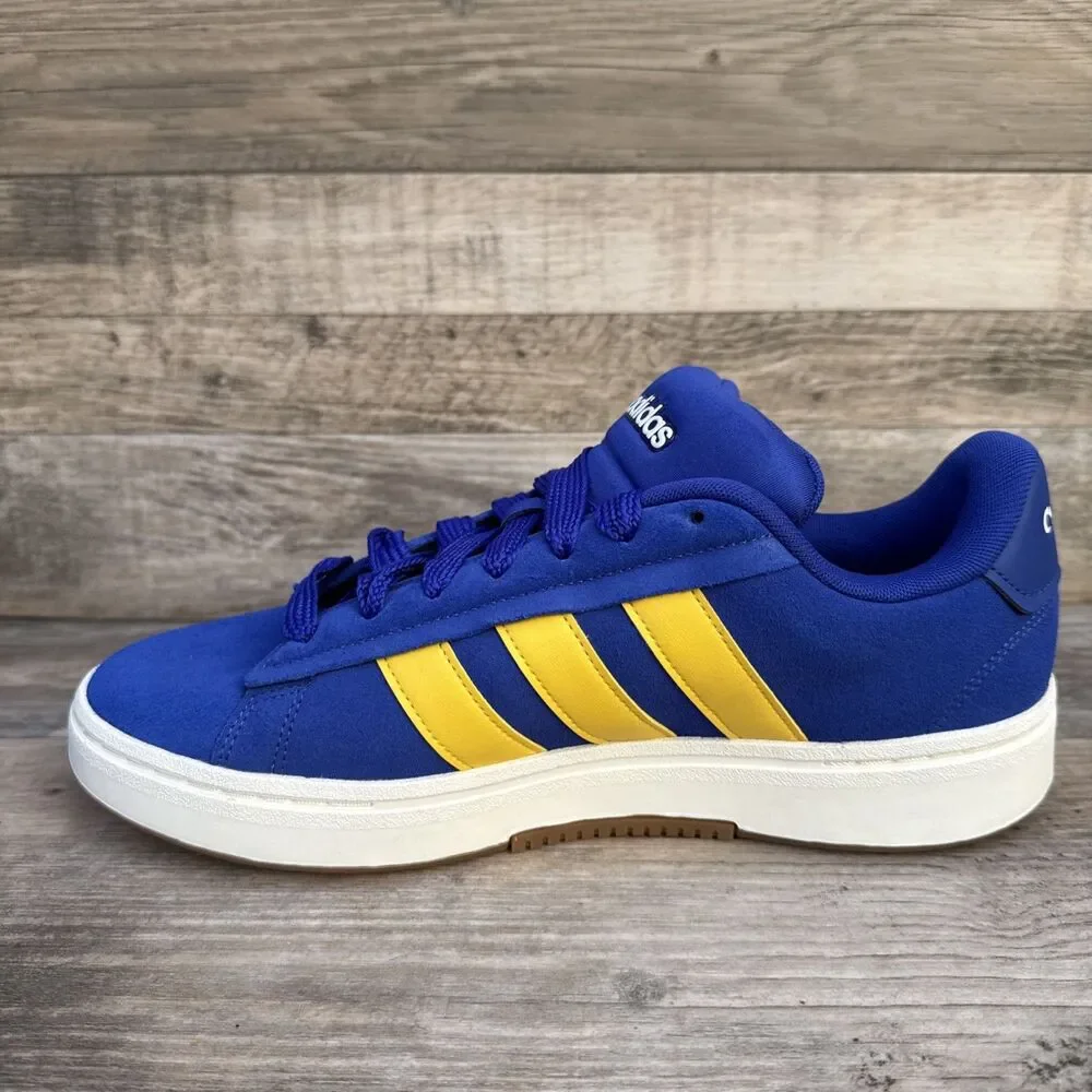 Adidas Grand Court Alpha 00s Men’s Sneakers Blue Yellow Size 11 New JI1714